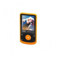 TREVI Reproductor MP4 MPV1725 Naranja Radio Fm, Foto Video con Auriculares(sin Mem.)