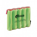 NIMO Bateria Recargable BAT168 AAAX5 Nimh 6V 900MAH