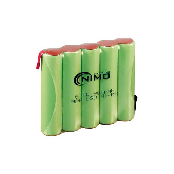 NIMO Bateria Recargable BAT168 AAAX5 Nimh 6V 900MAH