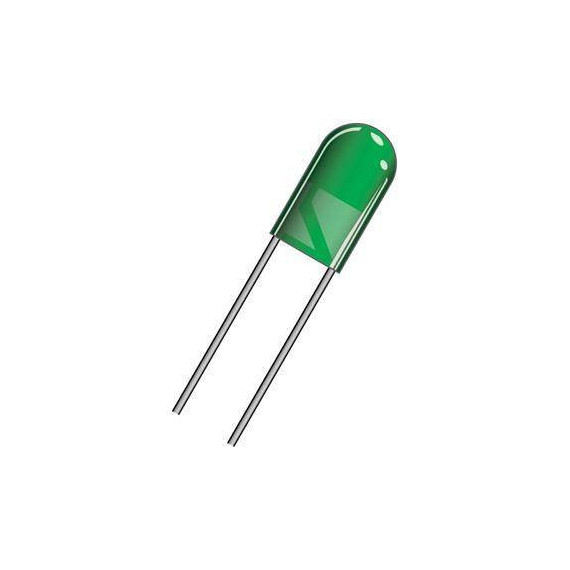 DIL5V Diodo Led Verde 5MM  LALO