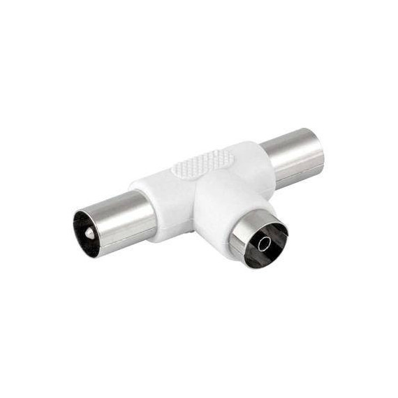 Adaptador TV 9.5MM 1H/2M Plastica Blanca CON138/CON141  NIMO