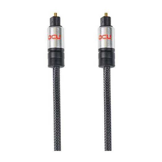 DCU Cable Audio Fibra Optica Tosh-link M/m 1MTR Serie Aluminio Reforzado