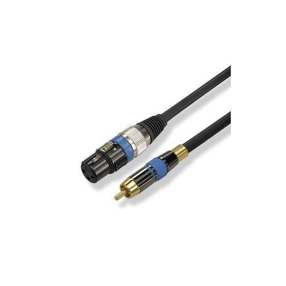 EDC 02-0470 Cable Canon/h - Rca/m 2 Mtrs