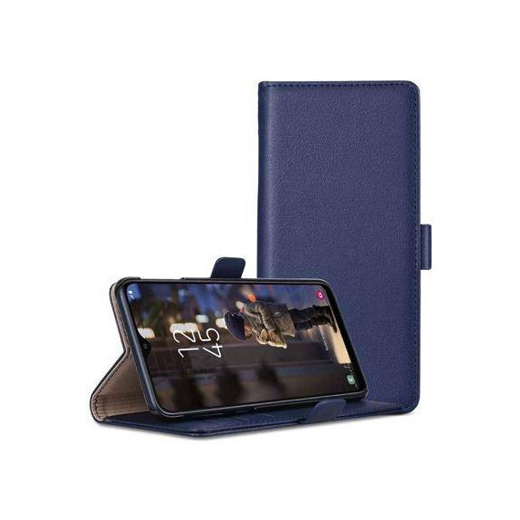 GOOSPERY Funda SAMSUNG A10s A107 Libro Azul Oscuro Con Tarjetero