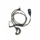 KOMUNICA Micro Auricular KP-2208 Rizado Negro Jack 2.5MM para Motorola TA288