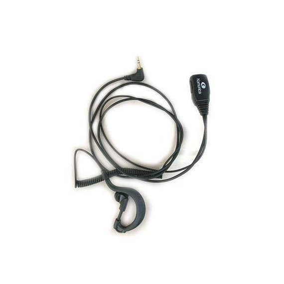 KOMUNICA Micro Auricular KP-2208 Rizado Negro Jack 2.5MM para Motorola TA288