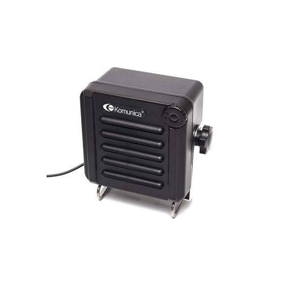 KOMUNICA Altavoz Externo PWR-SB1 para Emisora de Bas Regulador de VOLUMEN,IP68 3-5W Cable Jack 3.5MM