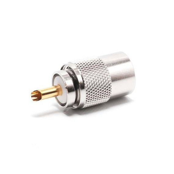 KOMUNICA Conector Pl Macho para RG-213/H -2000 Pin Dorado