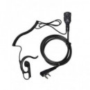 KOMUNICA Micro Auricular Pwr-pro-k Cable Rizado para Kenwood