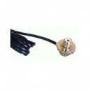 KOMUNICA Cable RG58 4MTRS con Base C-4 con RG58/PL259