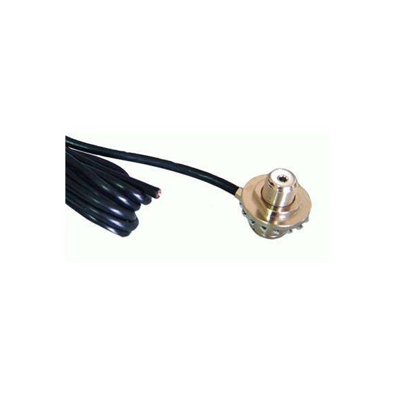KOMUNICA Cable RG58 4MTRS con Base C-4 con RG58/PL259