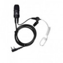 KOMUNICA Micro Auricular Profesional  Robusto PWR-2402-TUB para Kenwood 2P Tubo Transp Aire