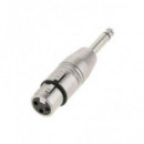 Adaptador Jack 6.5MM/M Mono a Canon/h 3P Xlr  LALO