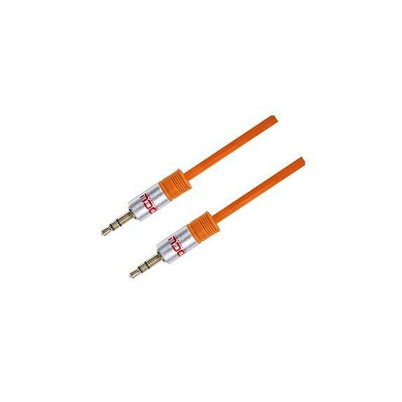 DCU Cable Audio Estereo Jack 3.5MM M/m 1.5MTR Naranja