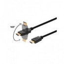 NIMO Cable HDMI M/M Rotatorio 180 Grados 2Mtrs Negro WIR820