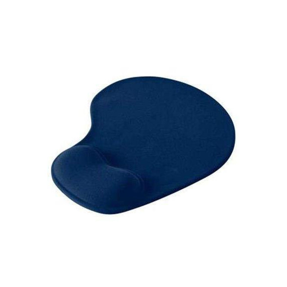 CROMAD Alfombrilla Raton con Reposamuñeca de Gel Azul  Duro CR0863