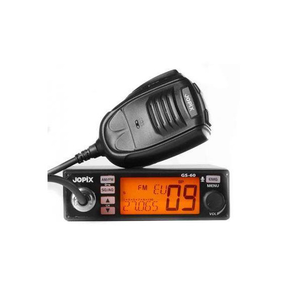 JOPIX Emisora Movil CB-27 Fm/am GS-60 40 Canales 4W 12-24V