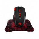 SCORPION Raton Gaming 4000DPI+ Alfombrilla 287X244X3MM G928+G1