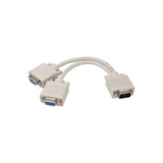 NIMO Bifurcador VGA Macho a 2XVGA Hembra Gris WIR943