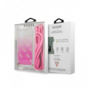 GUESS Funda Iphone 8/7/6 Crossbody con Cuerda Rosa