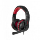 NGS Microfono Gaming USB con Modo Silencioso VOX700USB Negro/rojo