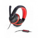 NGS Microfono Gaming USB con Modo Silencioso VOX700USB Negro/rojo