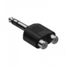 DCU Adaptador Jack 6.3MM/M a 2XRCA/H Estereo 325062