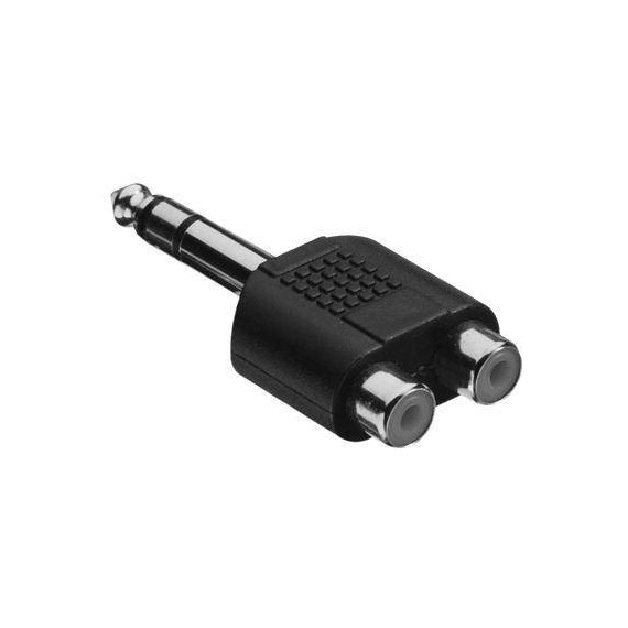 DCU Adaptador Jack 6.3MM/M a 2XRCA/H Estereo 325062