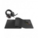 MARS GAMING 3 en 1 Auricular+raton+alfombrilla Mcppro para PC,MAC,PS4,NINTENDO Switch