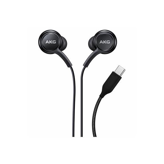 SAMSUNG Akg Auricular Estereo con Cable Tipo C Negro EO-IC100BBEGEU