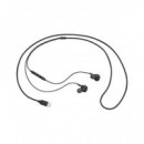 SAMSUNG Akg Auricular Estereo con Cable Tipo C Negro EO-IC100BBEGEU