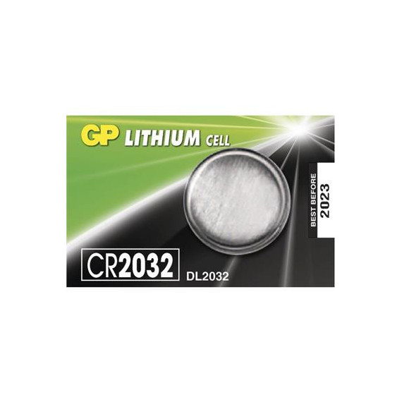 GP Pila Boton CR2032  Litio 3V.