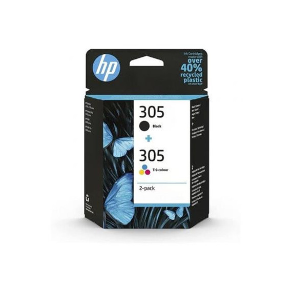 HP Pack Tintas 305 NEGRO+305 Color