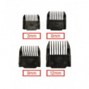 FERSAY Cortapelos CP1006 Recargable, Cuchillas Ceramica con 4 Peines en Maletin