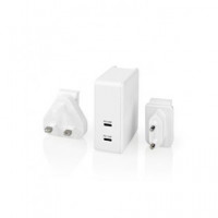 NEDIS Cargador de Red  72W 2XTIPO C WCPD65W110WT