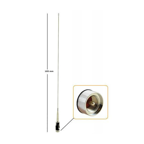D ORIGINAL Antena Movil 80MHZ Pl MV-80-PL