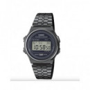 CASIO Coleccion A171WEGG-1AEF Reloj Digital Correa Acero Inox, Fecha,cronometro, Alarma Resit
