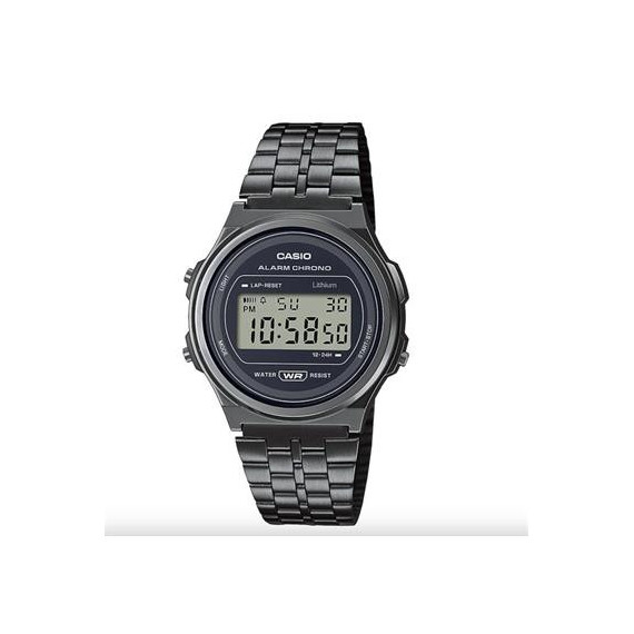 CASIO Coleccion A171WEGG-1AEF Reloj Digital Correa Acero Inox, Fecha,cronometro, Alarma Resit