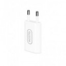 ACCETEL Cargador Red USB 1AMP Blanco AC120
