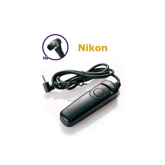 PHOTTIX Mini Mando Distancia con Cable 90 Cm Conector N8