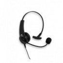 KOMUNICA Casco Monoaural + Ptt Solapa Compatible Conexion Tipo 2P PGM-20-K Kenwood