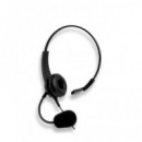 KOMUNICA Casco Monoaural + Ptt Solapa Compatible Conexion Tipo 2P PGM-20-K Kenwood