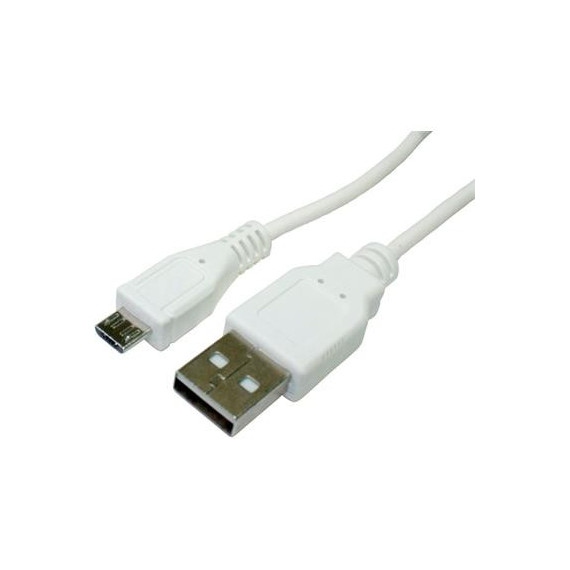 DCU Cable Micro USB 15CMS Blanco 304007