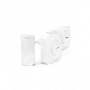 Garza Timbre Inalambrico sin Pilas con Doble Receptor Blanco 401324G  LALO