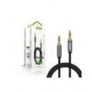 ACCETEL Cable Audio Jack 3.5MM M/m 3MTRS AU107 Negro