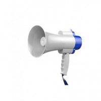 SANDA Megafono bajo Consumo SD-6588 con Sirena, Ajuste  de Volumen,grabacion 64  Segundos Recargable
