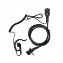 KOMUNICA Micro Auricular PWR-PRO-VX351 Cable Rizado con Soporte Oreja para Vertex VX-351