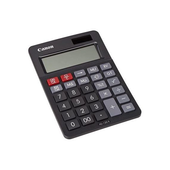 CANON Calculadora AS-120II Negro 12 Digitos