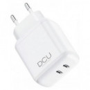 DCU Network Adapter 2XUSB C Pd 20+20W Blanc 37300725