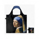 LOQI Jv.gi.r Bolsa Plegable Johannes Vermeer Girl With a Pearl Earring 50X42CMS/ hasta 20KG